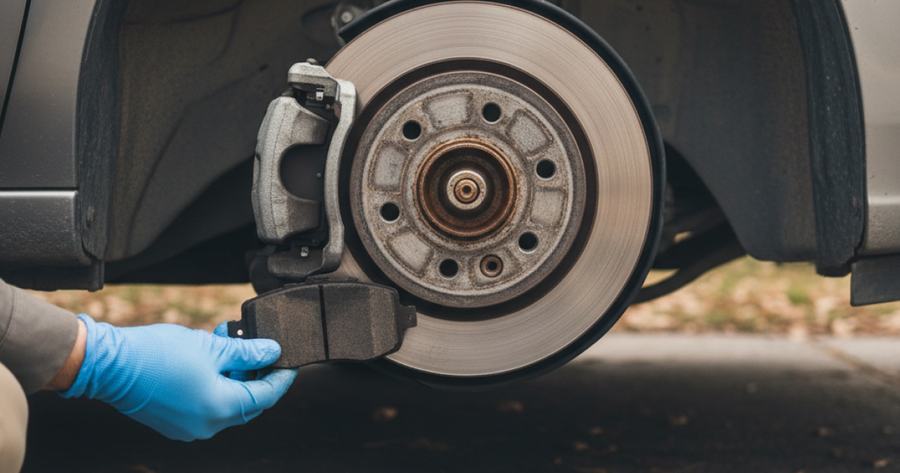 Brake pad replacement costs $150 to $400 per axle in 2026