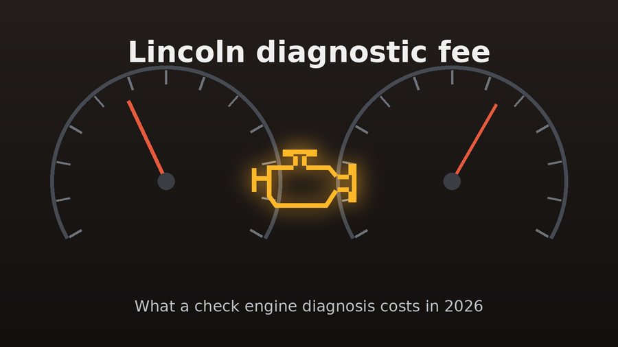 A Lincoln diagnostic fee is set by each dealer. Most drivers pay about $131 to $209