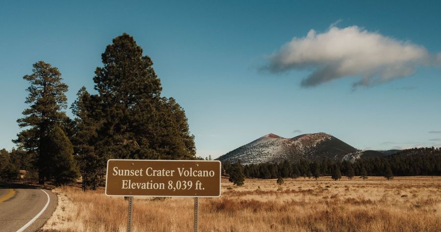 Sunset Crater Volcano costs $25 per car